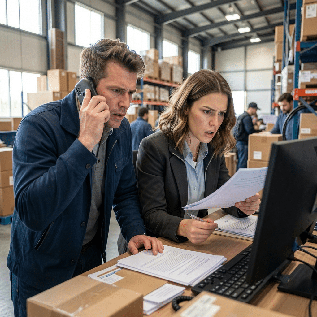 Retard logistique sur le terrain entraînant des perturbations dans le transport et la gestion des flux